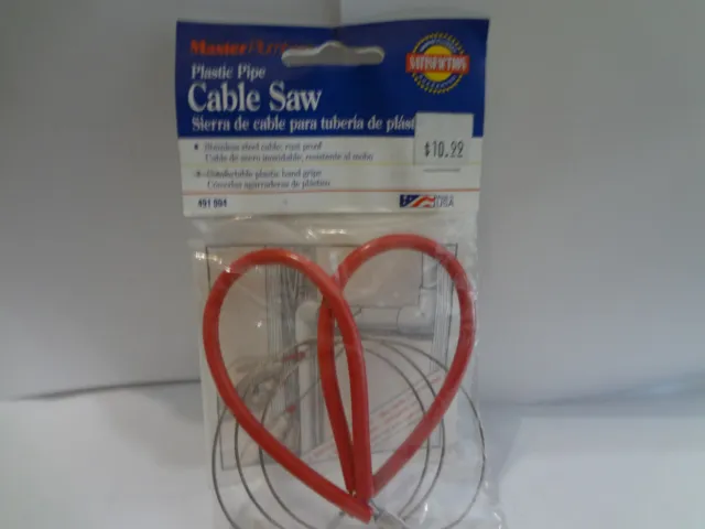 Master Plumber Plastic Pipe Cable Saw 491 004