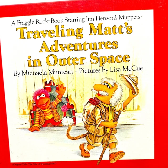 Traveling Matt’s Adventures In Outer Space Fraggle Rock Book Jim Hensons Muppets