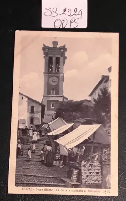 1912 Cartolina Varese: " Sacro Monte E Costumi Dell'epoca "  Come Da Foto