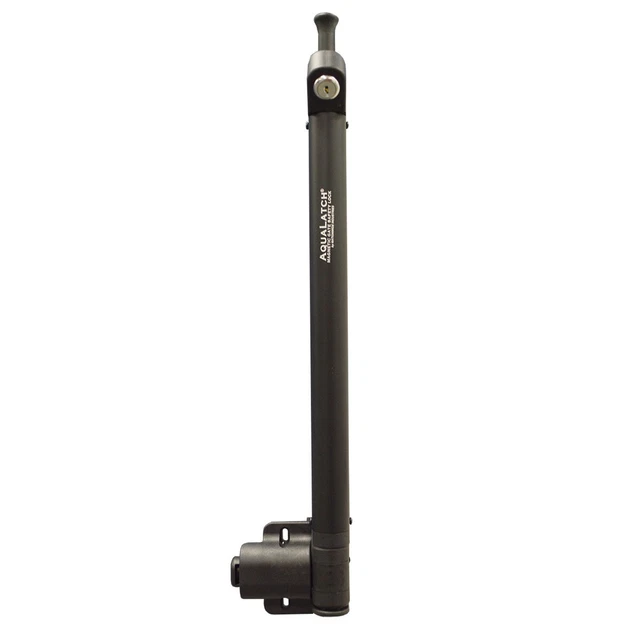 AquaLatch 20 Inch Tall Black Magnetic Pool Child Safety Gate Latch | Keyed Al...