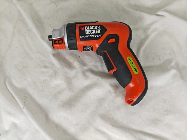 BLACK DECKER LI4000 3.6 Volt Lithium Ion Smart Screwdriver Works 23.87 PicClick