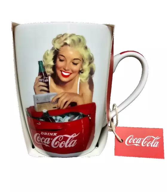 ✅ Coca Cola Kaffeetasse - Yes, Coke, Marilyn Monroe, Tasse, Glas, Sammler, Neu