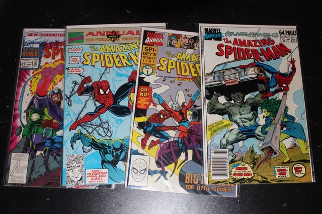 Marvel Comics Copper Age Amazing Spiderman Annual 4 pc Lot #23,24,25,27 All VFN