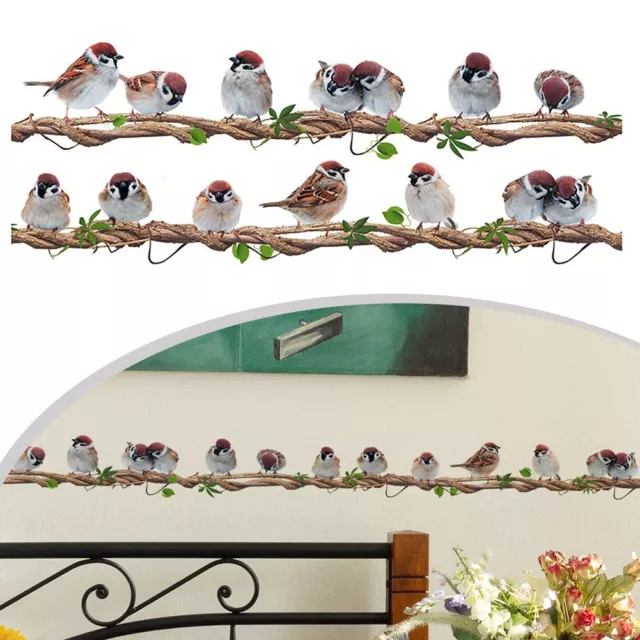 Decora le tue pareti con adesivi da parete rimovibili per uccellini decalcomanie