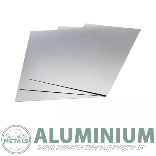 0.5mm Aluminium Sheet Flat Metal Plate 1050 H14 Grade 500 x 1000mm Large Panel