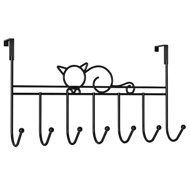 2X(over the Door Hook Bathroom Hanger Coat Clothes Hat Bag Towel Hanger Hanging