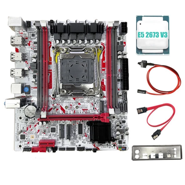 X99 MOTHERBOARD+E5 2673 V3 CPU X99G757 Gaming Motherboard Kit LGA 2011 ...