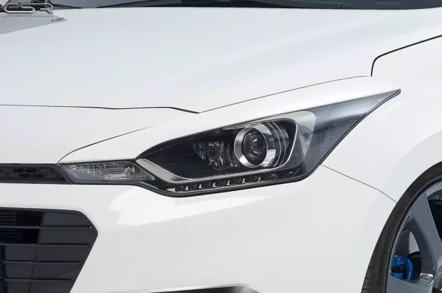 Caches de phares CSR pour Hyundai i20 Go 2014 - mauvais look panneaux ABS