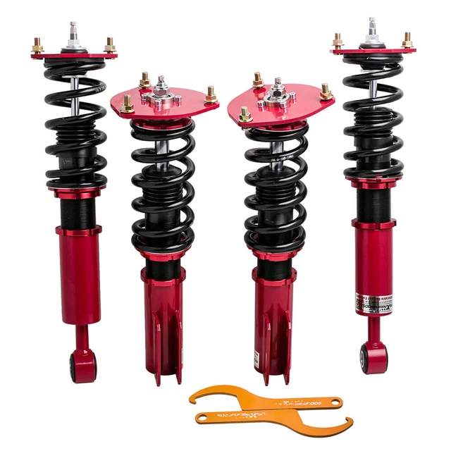 24 Way Adj. Damper Coilovers Suspension Kit For Mitsubishi 3000GT AWD 91-99 3.0L
