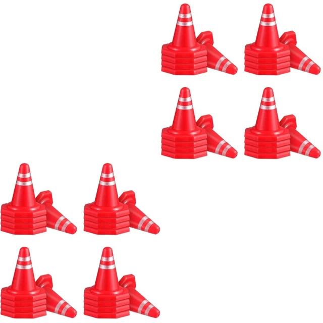 40 Pcs Road Cones Road Cones Construction Toy Traffic Cones Toy