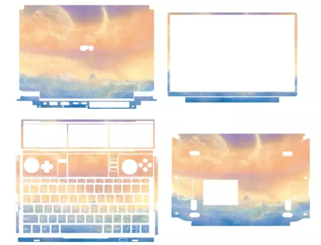 Dazzle Vinyl Laptop Special Sticker Skin For GDP win max2