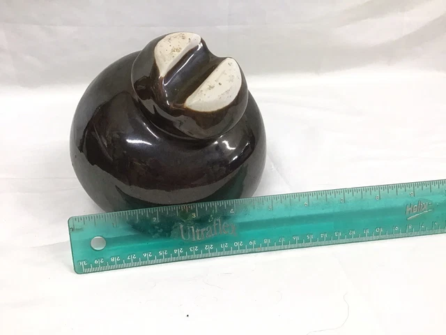 Brown Porcelain High Voltage Power Line Insulator Large 5