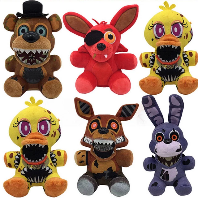 FNAF Five Nights at Freddy's Plushie Toy 7 Plush Bear Foxy Bonnie Chica