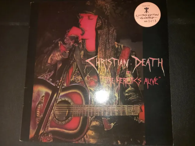 Christian Death "The Heretics Alive" Orig Uk 1989