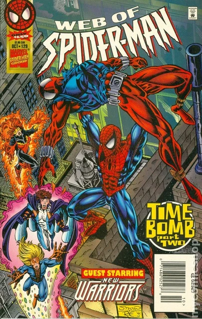 Web of Spider-Man #129N Butler Newsstand Variant FN 6.0 1995 Stock Image