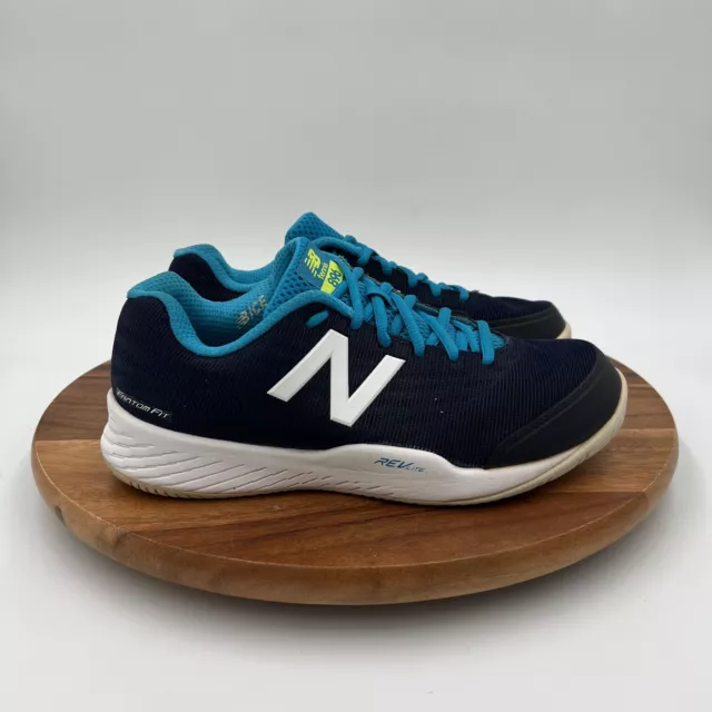 Size 9 New Balance 896 V2 Women’s Tennis Shoes (PIGMENT/BLUE) WCH896P2 Preowned