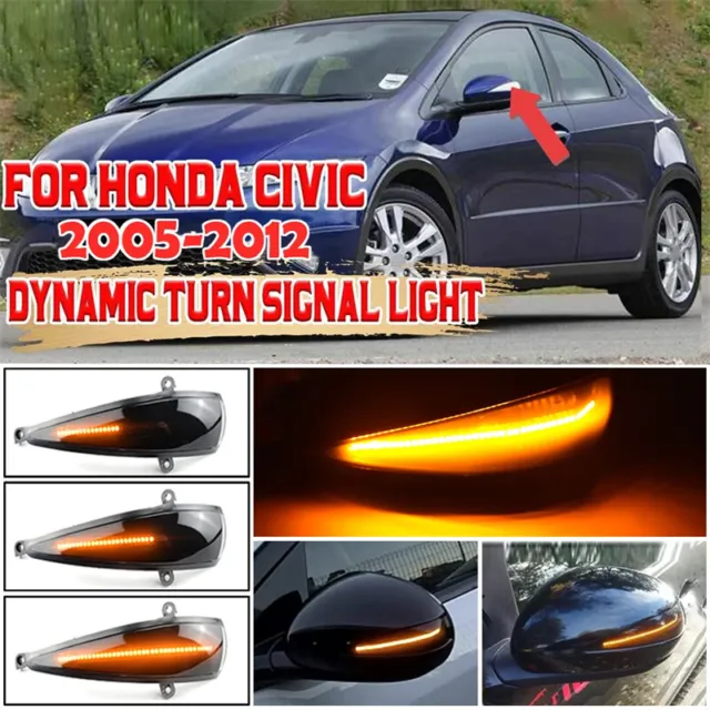 Blinker Spiegelblinker Blinkleuchte für Honda Civic MK8 Hatchback 2005-2012