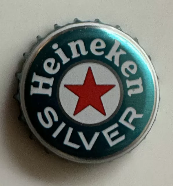 beer crown, bier kronkorken, kroonkurk, tappi, chapas HEINEKEN SILVER Frankreich