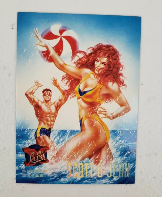 Marvel Fleer Ultra X-Men '95 Scott & Jean Spring Break Card #147 Holofoil