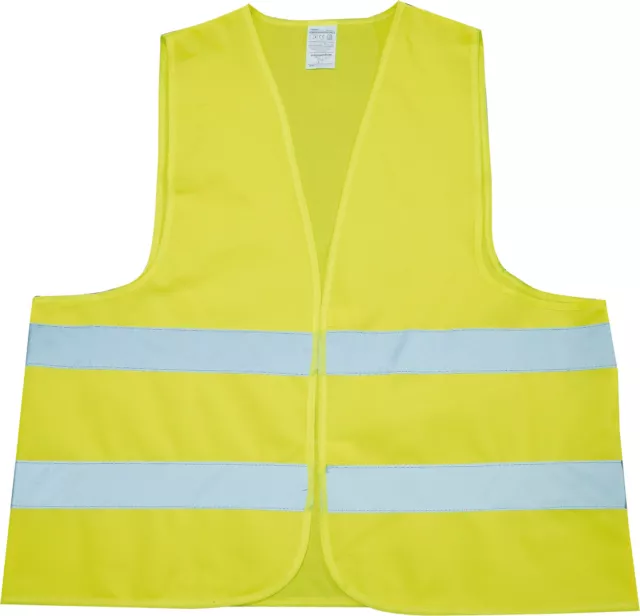 Gilet di sicurezza gilet di avvertimento protezione avvertimento auto, auto, veicolo, taglia: L giallo di PETEX