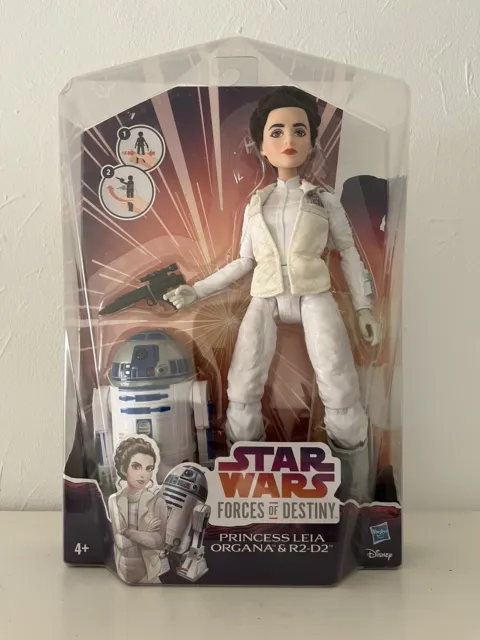 Star Wars Forces Of Destiny Princesa Leia Organa y R2-D2