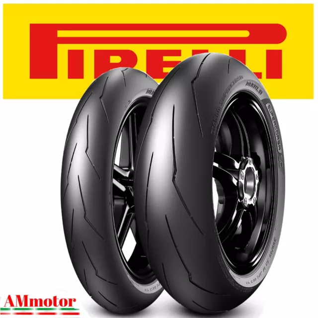 Diablo Supercorsa SC2 V2 120 70 17 180 55 Pirelli Moto Pneumatici Gomme Pista