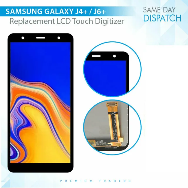 Samsung Galaxy J4+ / J6+ (2018) Replacement LCD Display Touch Screen Digitizer