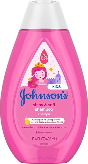 Shiny Soft Tearfree Kids' Shampoo with Argan Oil Silk Proteins Paraben Sulfate D