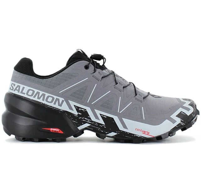 Salomon Speedcross 6 Herren Trail-Running Schuhe 417380 Laufschuhe Grau NEU
