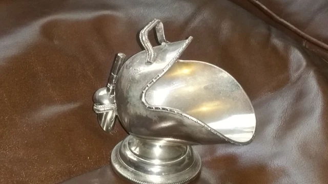 Scuttle & Scoop per zucchero vittoriano placcato argento