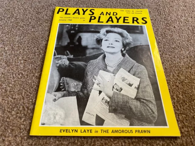 Plays And Players Magazine 1960 Jan Evelyn Laye. Bernard Miles. John Justin