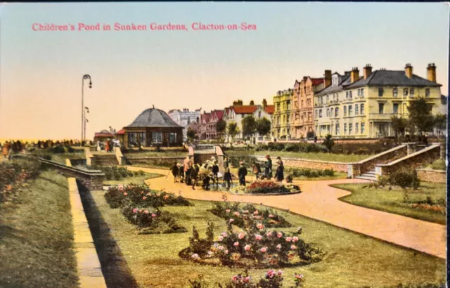 J559 Children's Pond In Sunken Gardens, Clacton-On-Sea Unposted