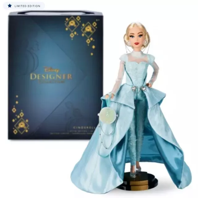 Disney Store Cinderella Ultimate Princess Celebration Limited Edition Doll New *