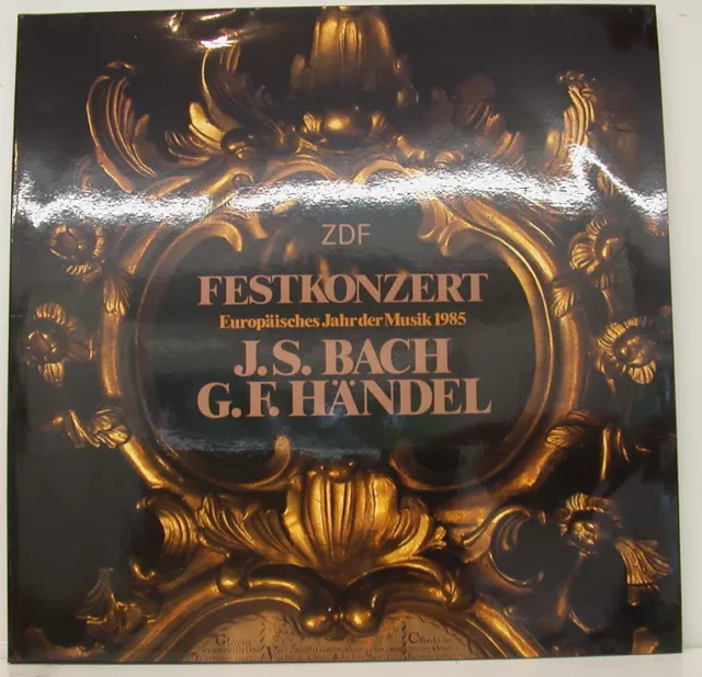 ZDF FESTKONZERT JOHANN SEBASTIAN BACH GEORG FRIEDRICH HÄNDEL Do-LP FOC (f629)