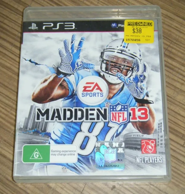 Sony Playstation 3 PS3 Game - EA Sports: Madden NFL 13