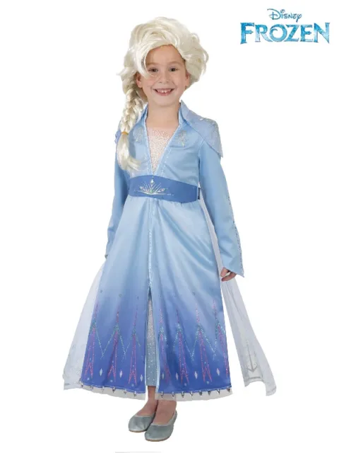 Elsa Frozen 2 Premium Child Costume & Wig Disney