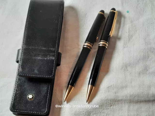 Montblanc Meisterstücke Set, Kugelschreiber Drehbleistift  im original Etui TOP!