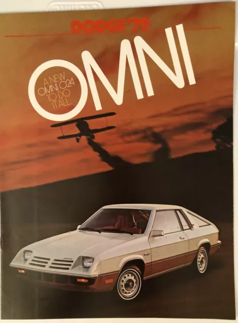 Vintage 1979 Dodge Omni Car Advertising Dealer Brochure - Hood River Oregon