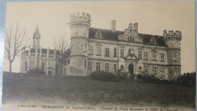 (DPT 32) Miradoux , près de Lectoure - Château du Fieux