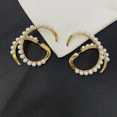 Irregular Pearl Earrings Statement Party Earring Ear Studs Women's Jewelry 1pair