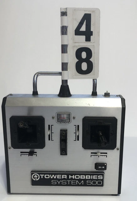 Tower Hobbies System 500 RC Transmitter  TST-4S FOR PARTS. Used japan