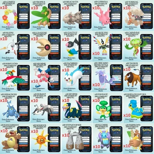 Shiny Pachirisu Card Shiny Pachirisu Pokmon Go Account - 80k Stardust,  Region Free Pokmon Go Shiny Pachirisu