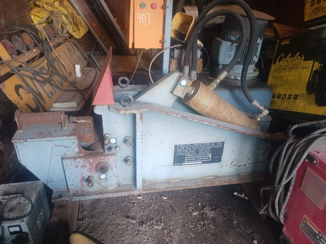 Resteel machinery uni shear ironworker 40 mm ht steel shear