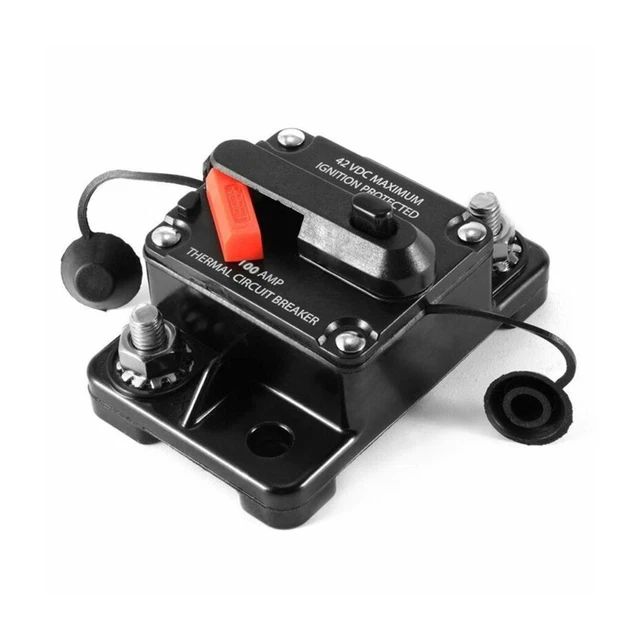 Fusibili accessori interruttore circuito 1/4-28 filettato DC 12V - 42V miglioramento domestico