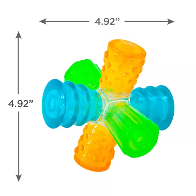 Outward Hound Triple Jack Dog Toy With 3 Different Squeakers And Unpredictable B 2