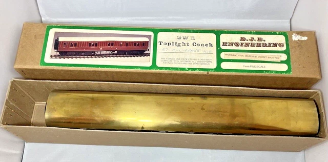 DJB ENGINEERING O GAUGE TOPLIGHT COACH KIT GWR 57FT FULL BRAKE K18 Part built 129.99 PicClick UK