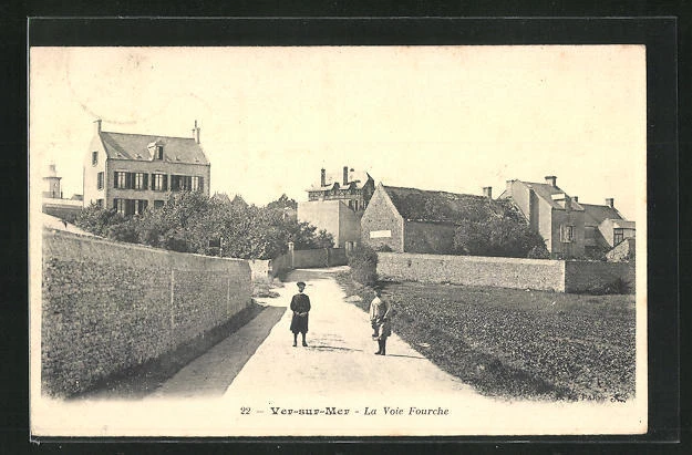 CPA Ver-sur-Mer, La Voie Forche