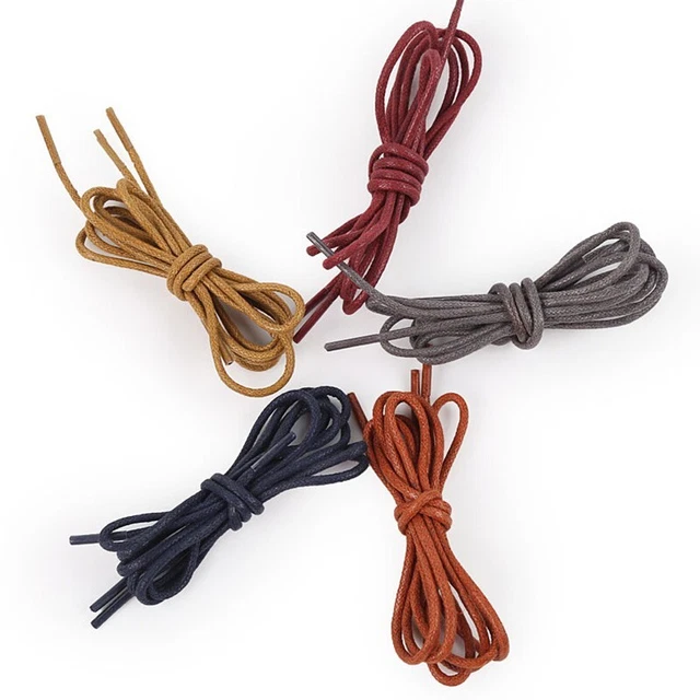 Lacci da scarpe rotondi stringhe tinta unita cavo per stivali sport premium pratico resistente