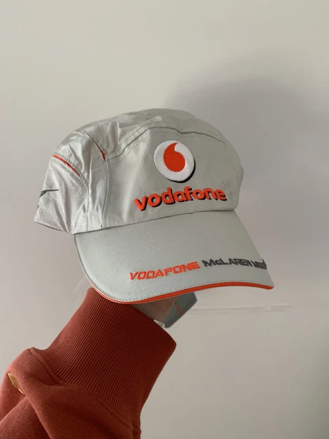 Nuovissimo berretto Mercedes Alonso Mclaren Vodafone taglia unica F1 Formula 1 Racing