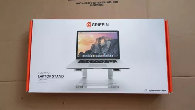 Griffin Aufzug Desktop Ständer Für Laptops & Macbooks Space Grau/Klar - Gc42029